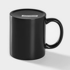 Кружка - хамелеон Доляна, 320 мл, керамика, чёрная - Фото 5