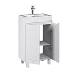 Тумба Домино 3D с раковиной Andrea 50, без ящика - Фото 2