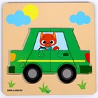 Пазлы «Машинка», 5 элементов, 14×14 см - Фото 2