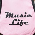 Чехол для укулеле сопрано Music Life, 20 х 8 х 57 см, розовый - Фото 5