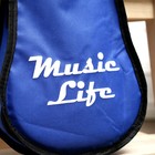 Чехол для укулеле сопрано Music Life, 20 х 8 х 57 см, синий - Фото 4