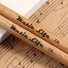 Барабанные палочки Music Life 7А, дуб - Фото 5
