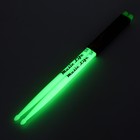 Барабанные палочки Music Life 5 А зеленые, светящиеся - Фото 2