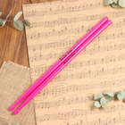 Барабанные палочки Music Life 5А розовые, светящиеся - фото 11937394