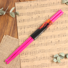 Барабанные палочки Music Life 5 А розовые, светящиеся - Фото 4
