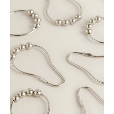 Крючки для штор Доляна, 12 шт., цвет хромированный