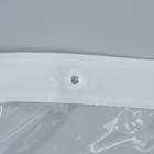 Штора для ванной Доляна «Лёд», 180×180 см, PEVA, прозрачная - фото 100411