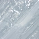 Штора для ванной Доляна «Лёд», 180×180 см, PEVA, прозрачная - Фото 4
