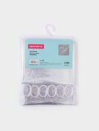 Штора для ванной Доляна «Лёд», 180×180 см, PEVA, прозрачная - Фото 9