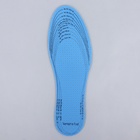 Стельки для обуви, универсальные, дышащие, с антибактериальным покрытием, р-р RU до 48 (р-р Пр-ля до 46), 30 см, пара, цвет белый/голубой - фото 8938550