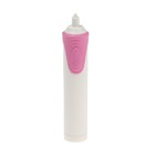 Электрическая зубная щётка Luazon LP-009, вибрационная, 8500 дв/мин, 4 насадки, 2хАА,розовая - фото 7689365
