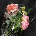Пакет для цветов, конус, 5+20*35см, прозрачный - Фото 3