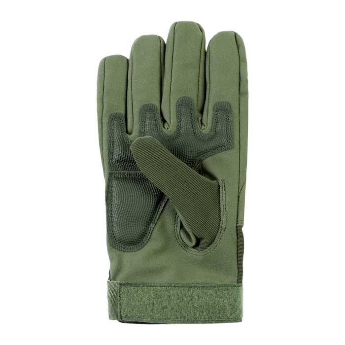 Перчатки тактические "Storm tactic", L доп защита пальцев, микс, зелёные - фото 1911878812