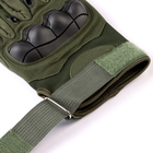 Перчатки тактические Storm tactic, L доп защита пальцев, микс, зелёные - Фото 7