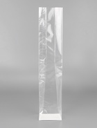 Пакет с жестким дном, прозрачный, 11×7×53 см - Фото 3