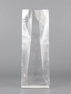 Пакет с жестким дном, прозрачный, 6×8×23 см - Фото 2