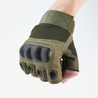 Перчатки без пальцев тактические мужские "Storm tactic" размер - L, хаки - Фото 3