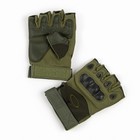 Перчатки без пальцев тактические мужские "Storm tactic" размер - XL, хаки - фото 319265108