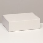 Коробка самосборная, белая, 31 х 22 х 9,5 см - фото 10248145