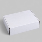 Коробка самосборная, белая, гофрокартон, для подарков, хранения и отправки посылок, 31×22×9.5 см - Фото 2