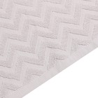 Полотенце махровое LoveLife Zig-Zag, 70х130 см, цвет пыльно-лавандовый, 100% хл, 450 гр/м2 9097532 - фото 11021407