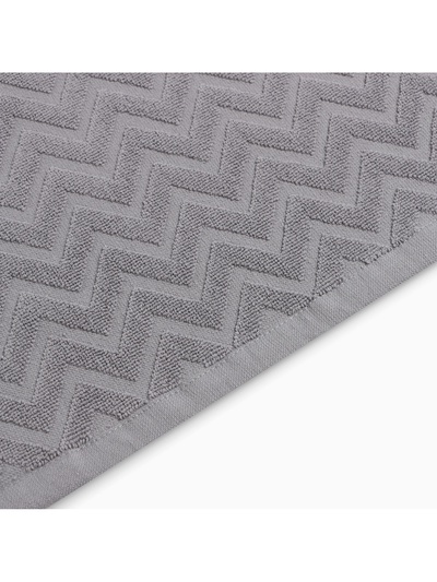 Полотенце махровое LoveLife Zig-Zag, 70×130 см, цвет серый, 100% хл, 450 г/м²