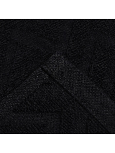Полотенце махровое LoveLife Zig-Zag, 50×90 см, цвет чёрный, 100% хл, 450 г/м²