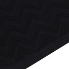 Полотенце махровое LoveLife Zig-Zag, 30х60 см, цвет чёрный, 100% хл, 450 гр/м2 - Фото 6