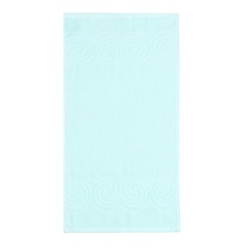 Полотенце махровое Love Life Border, 70×130 см, цвет светло-голубой, 100% хлопок, 380 г/м²