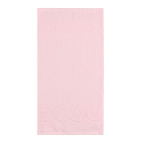 Полотенце махровое Love Life Border, 70х130 см, цвет розовый, 100% хлопок, 380 гр/м2 9097566