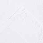 Полотенце махровое LoveLife "Fringe" 70х130 см, цвет белый, 100% хлопок, 380 гр/м2 - Фото 4