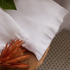 Полотенце махровое LoveLife "Fringe" 70х130 см, цвет белый, 100% хлопок, 380 гр/м2 - Фото 5