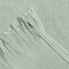 Полотенце махровое Love Life Fringe, 70х130 см, цвет оливковый, 100% хлопок, 380 гр/м2 - Фото 4