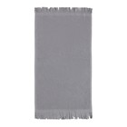 Полотенце махровое Love Life Fringe, 50х90 см, цвет серый, 100% хлопок, 380 гр/м2 - Фото 2