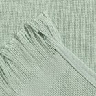 Полотенце махровое Love Life Fringe, 30х60 см, цвет оливковый, 100% хлопок, 380 гр/м2 - Фото 4