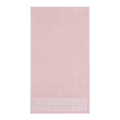 Полотенце махровое LoveLife "Square" 70х130 см, цвет бледно-розовый, 100% хлопок, 380 гр/м2