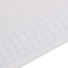 Полотенце махровое LoveLife Square 70×130 см, 100% хлопок, 380 г/м², белое - Фото 7