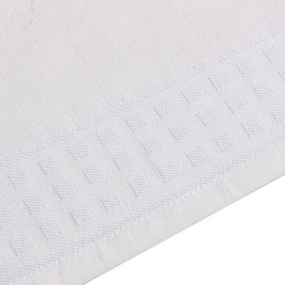 Полотенце махровое LoveLife Square 70×130 см, 100% хлопок, 380 г/м², белое