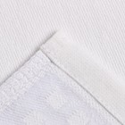 Полотенце махровое LoveLife Square 70×130 см, 100% хлопок, 380 г/м², белое - Фото 8