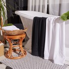 Полотенце махровое LoveLife Square 70×130 см, 100% хлопок, 380 г/м², белое - Фото 2