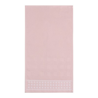 Полотенце махровое LoveLife «Square» 50×90 см, цвет бледно-розовый, 100% хл, 380 г/м²
