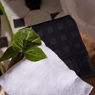 Полотенце махровое LoveLife "Square" 50х90 см, цвет чёрный, 100% хлопок, 380 гр/м2 - Фото 11