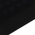 Полотенце махровое LoveLife "Square" 50х90 см, цвет чёрный, 100% хлопок, 380 гр/м2 - Фото 3