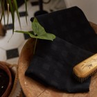 Полотенце махровое LoveLife "Square" 50х90 см, цвет чёрный, 100% хлопок, 380 гр/м2 - Фото 7