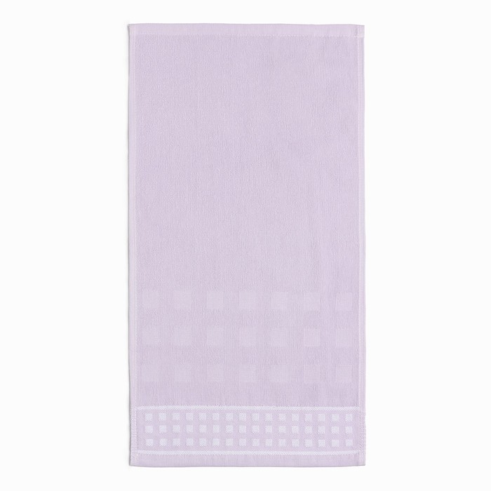 Полотенце махровое LoveLife «Square» 50×90 см, цвет светло-лавандовый, 100% хл, 380 г/м² - Фото 1