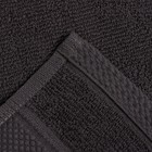 Полотенце махровое LoveLife "Twined" 30х60 см, цвет серый, 100% хлопок, 420 гр/м2 - Фото 4