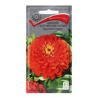 Семена цветов Цинния георгиноцветковая "Оранжевый король" 0,4 г - фото 319265610