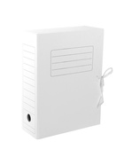 Папка архивная с завязками Calligrata, микрогофрокартон, 100 мм, до 900 л, белая - Фото 1