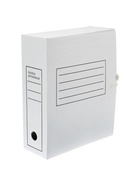 Папка архивная с завязками Calligrata, микрогофрокартон, 100 мм, до 900 л, белая - Фото 3