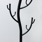 Вешалка напольная ЗМИ «Дерево», 38×38×181 см, цвет чёрный - Фото 2